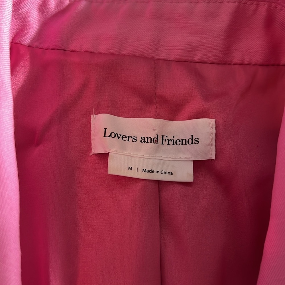 Lovers and Friends August Wrap Blazer in Orchid Pink - Picture 6 of 7